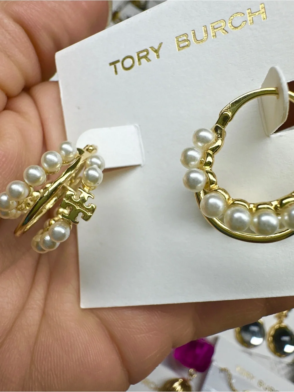 Tory Burch gold tone